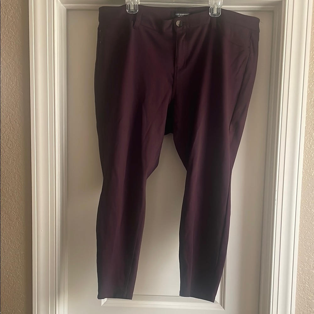 Liverpool Women's Deep Purple Chinos
